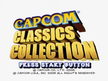 Capcom Classics Collection Vol 1 (USA) screen shot title